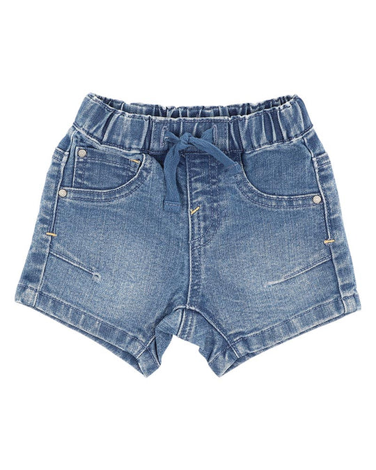 Boys Knit Denim Shorts | Baby