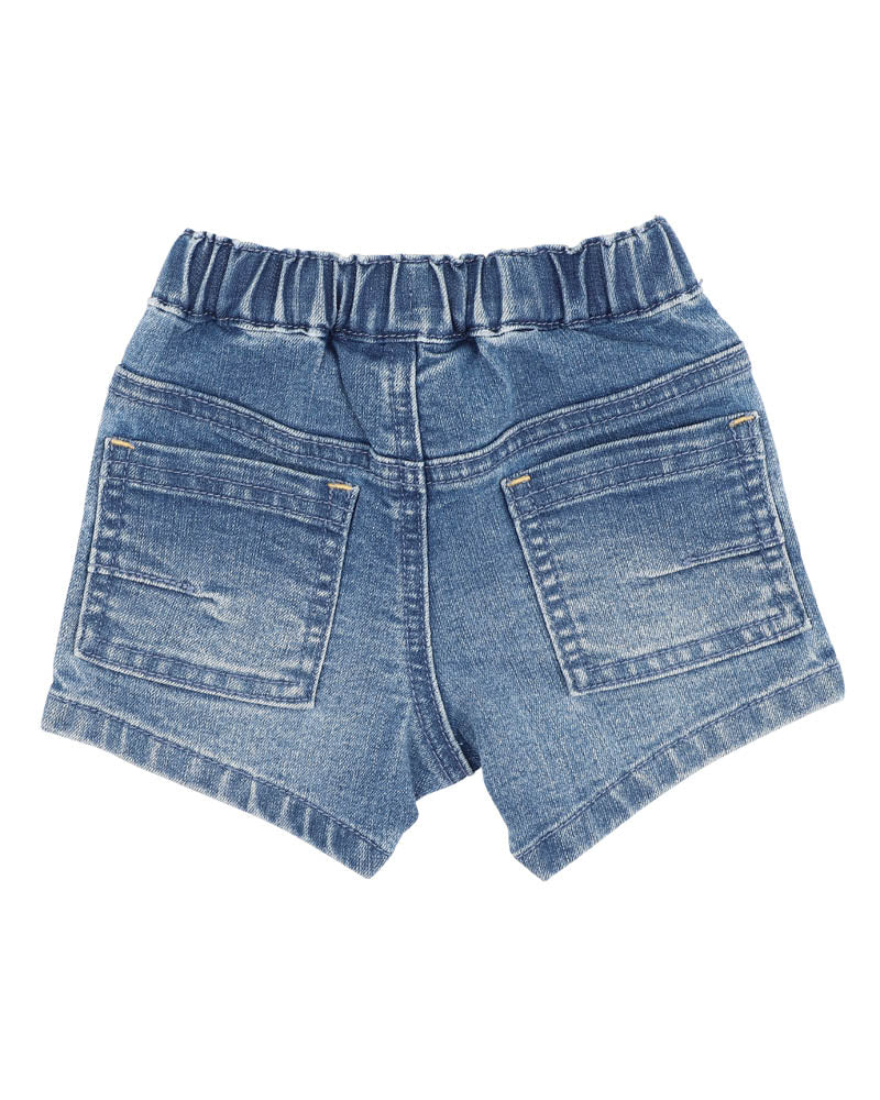 Boys Knit Denim Shorts | Baby