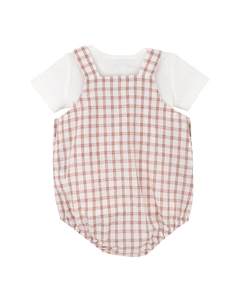 Clayton Check Bodysuit 2 PCE Set