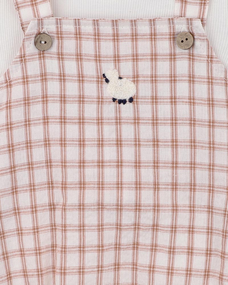 Clayton Check Bodysuit 2 PCE Set