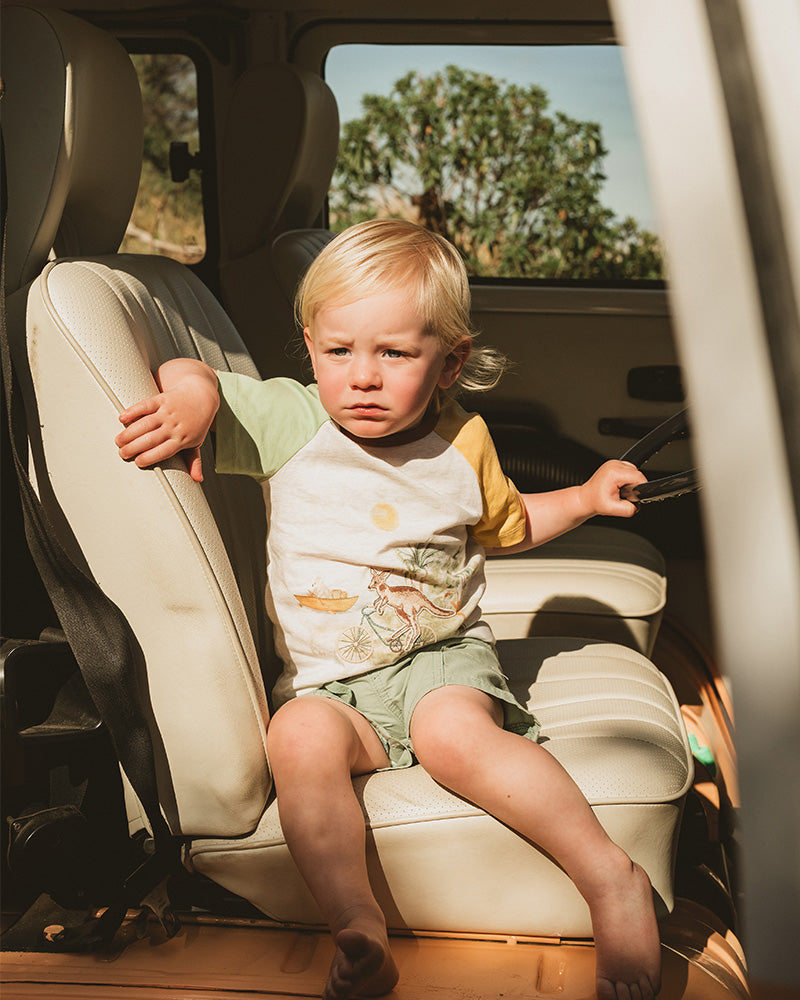 Boys Sage Green Shorts