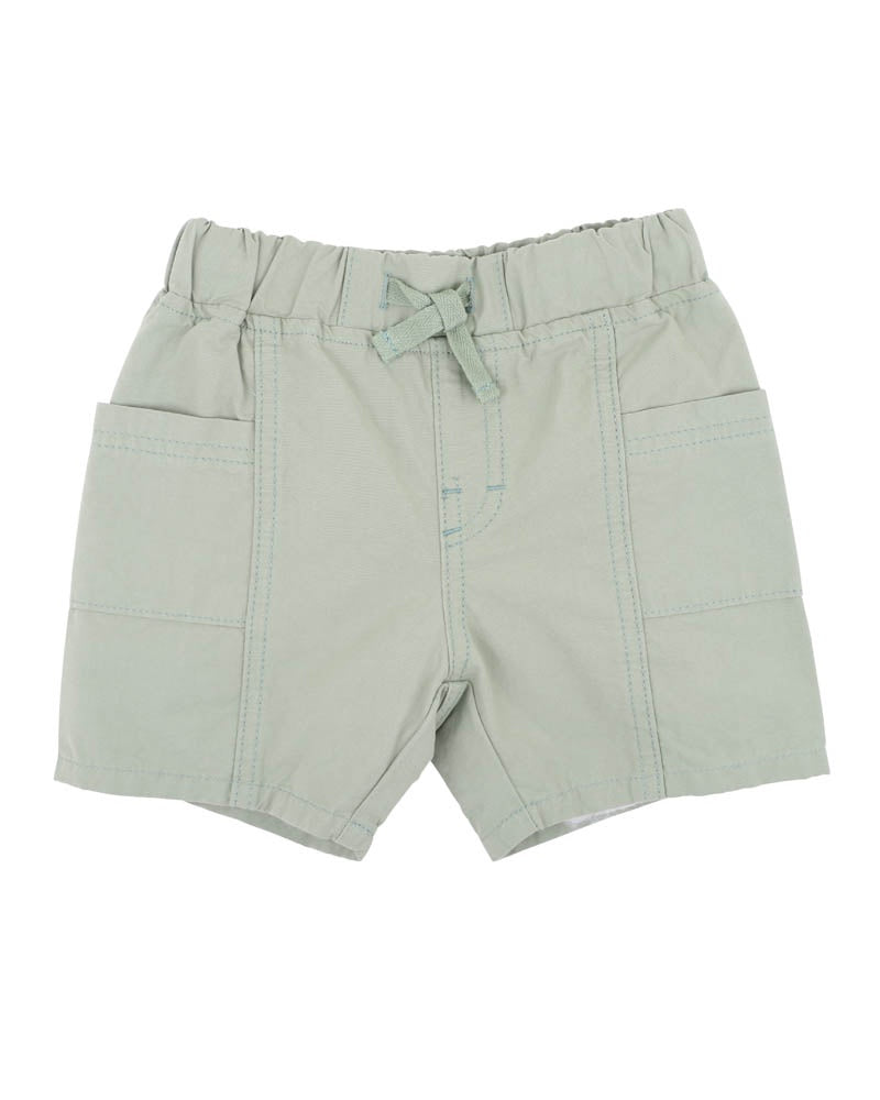 Boys Sage Green Shorts | 3-5 YRS