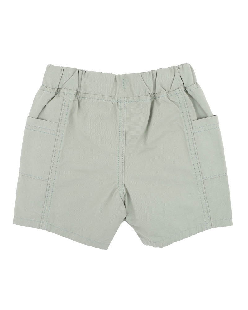 Boys Sage Green Shorts | 3-5 YRS