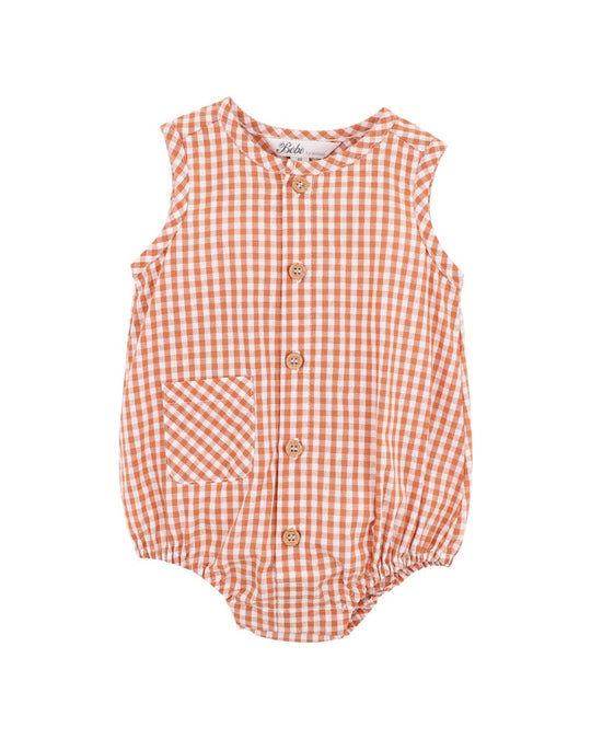 Harlan Check Bodysuit