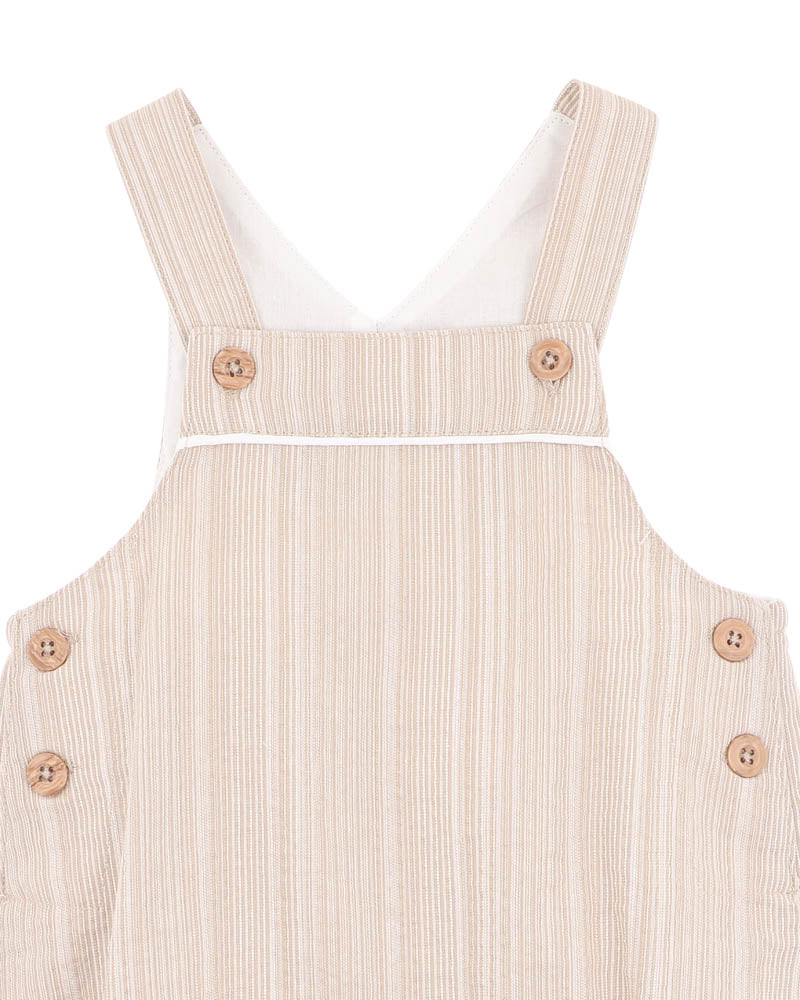 Roman Stone Stripe Overalls