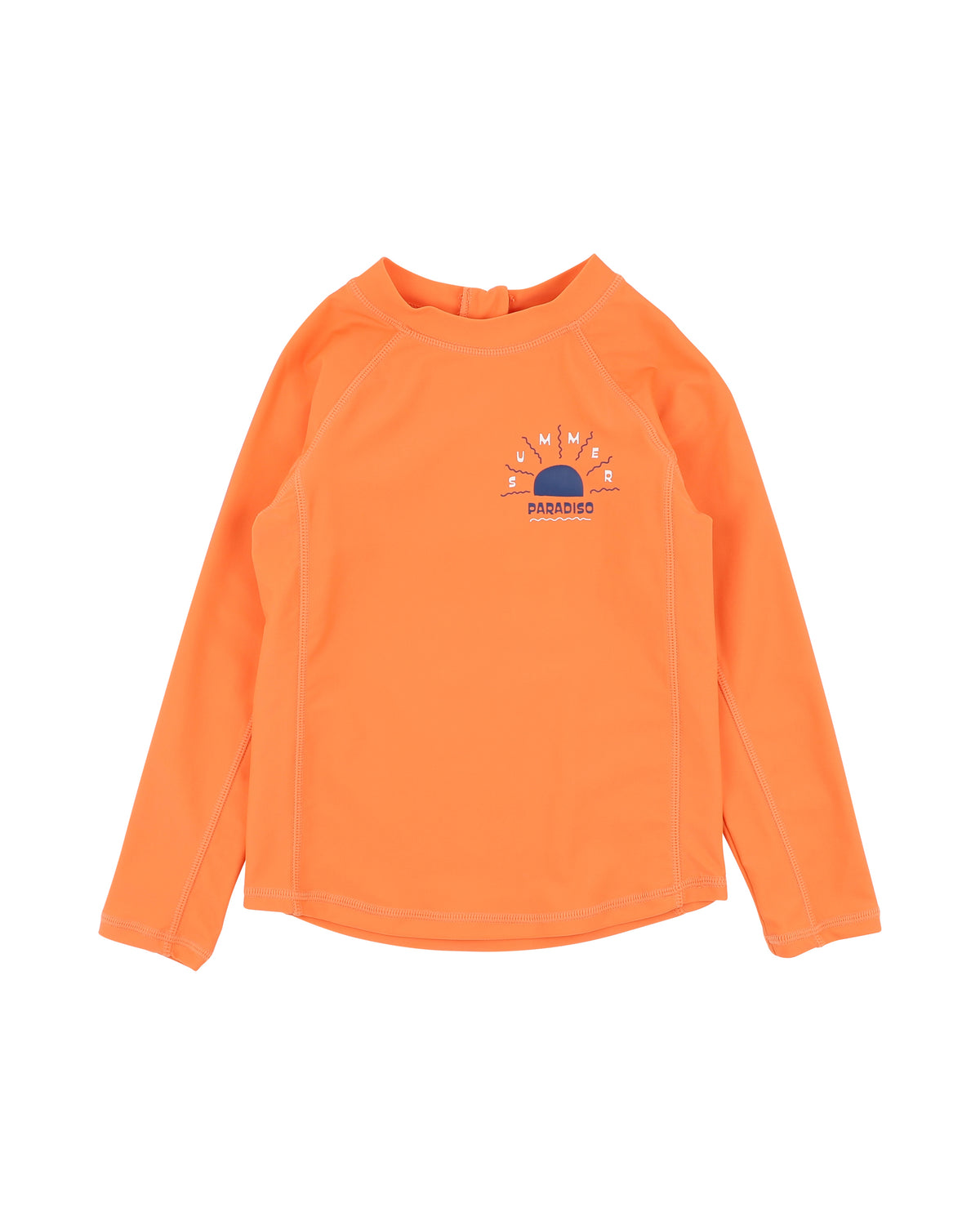 Boys Burnt Orange LS Rash Top