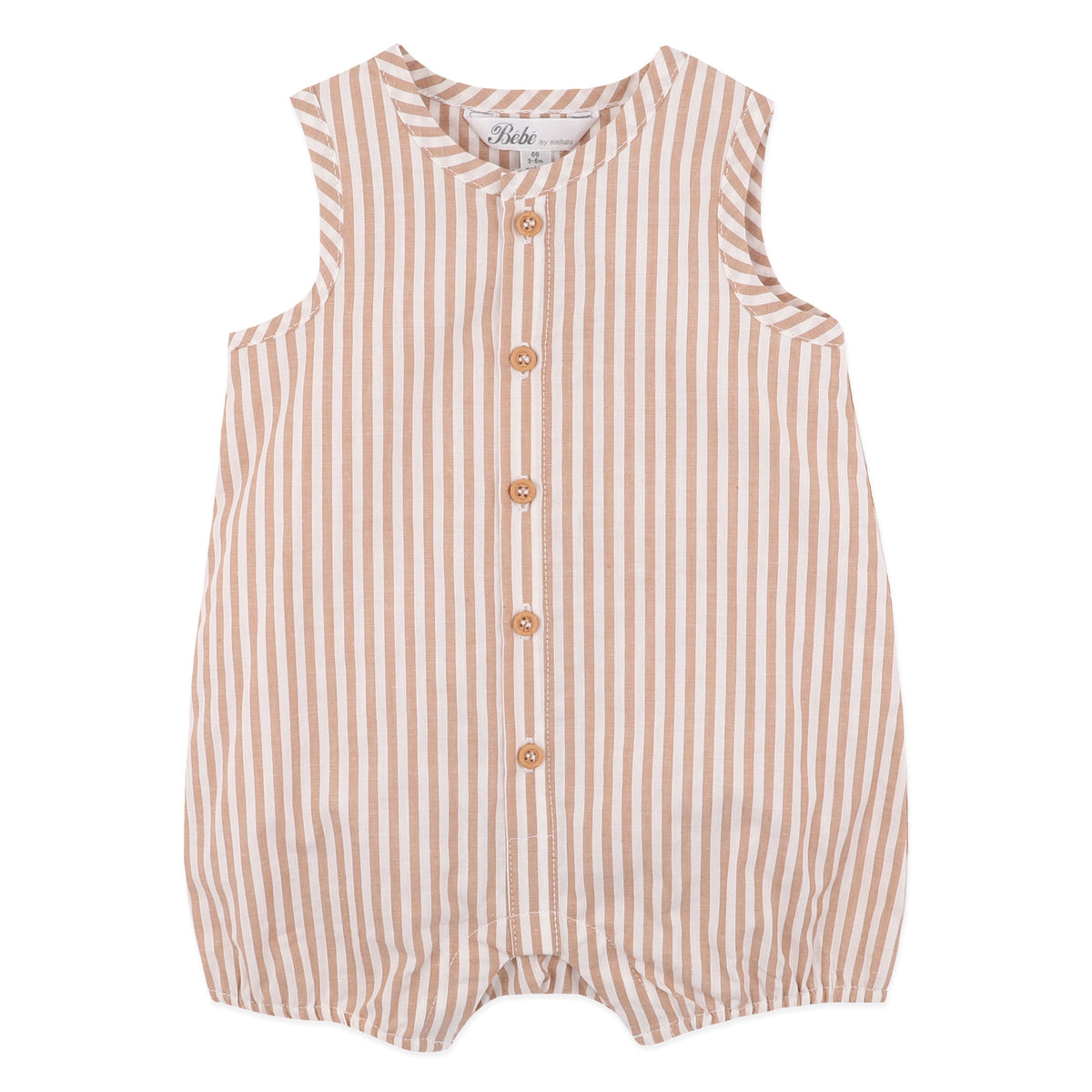 BRADY STRIPE WOVEN ROMPER