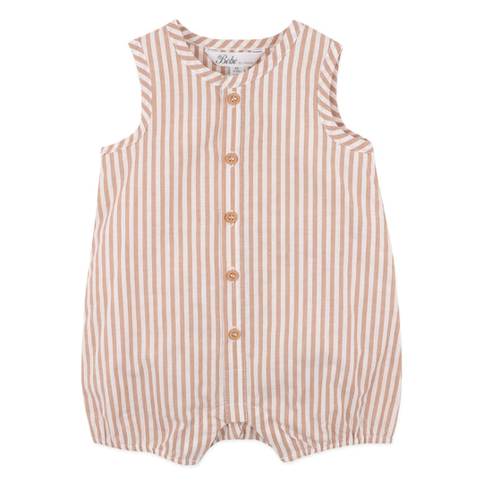BRADY STRIPE WOVEN ROMPER