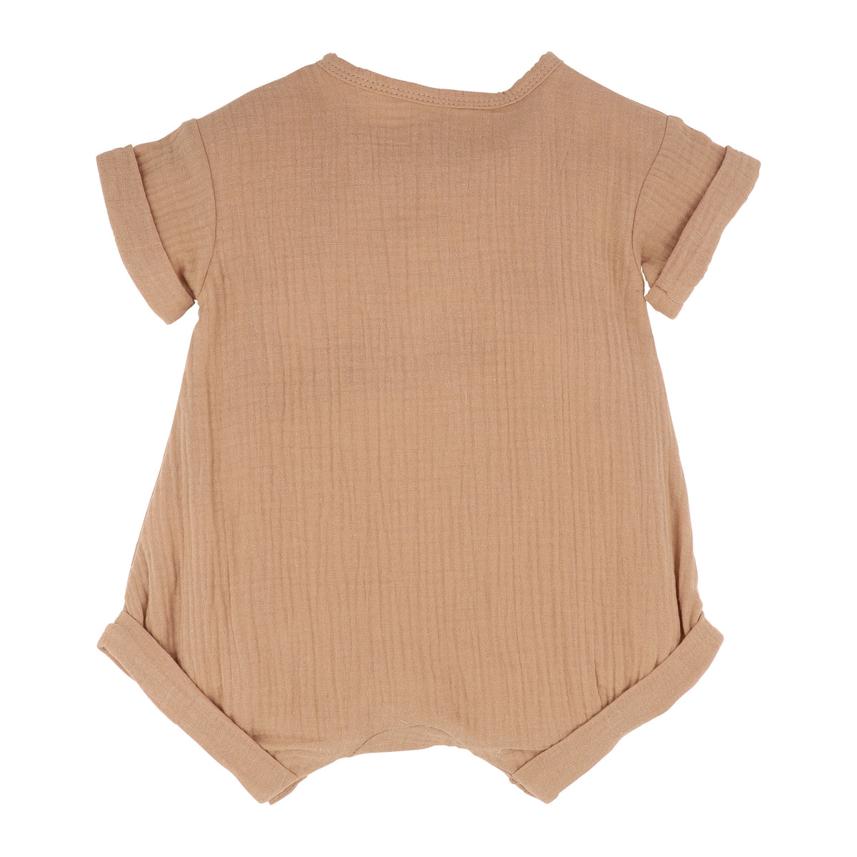 SWAY TEXTURED EMBROIDERED LION ROMPER