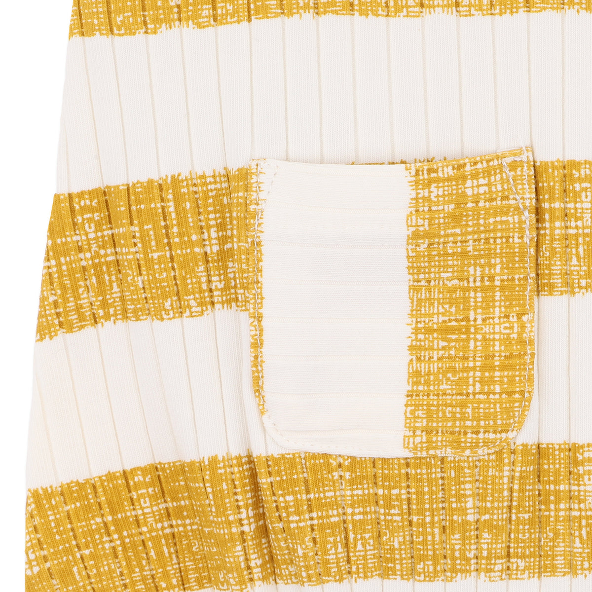 SWAY ORGANIC STRIPE WIDE RIB BODYSUIT