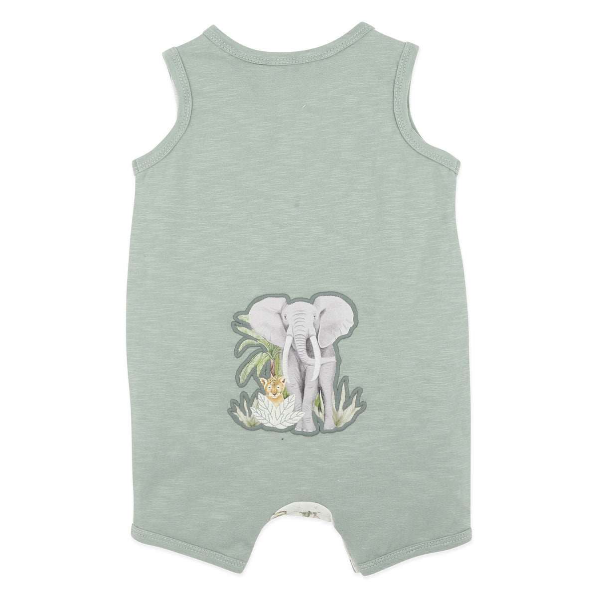 SWAY PRINT ELEPHANT ROMPER