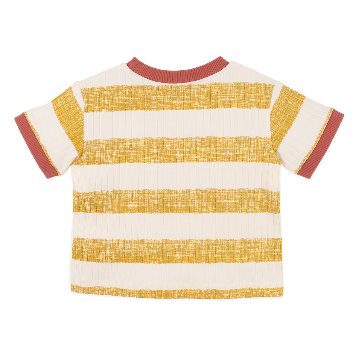 SWAY ORGANIC STRIPE WIDE RIB TEE