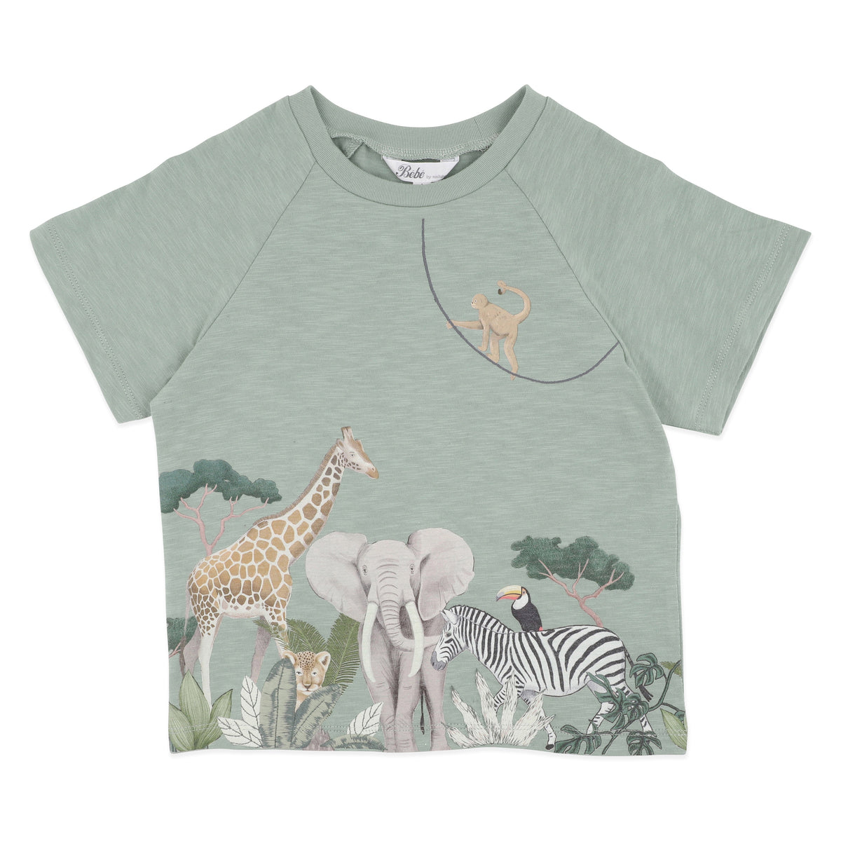SWAY ORGANIC JUNGLE TEE 3-5Y