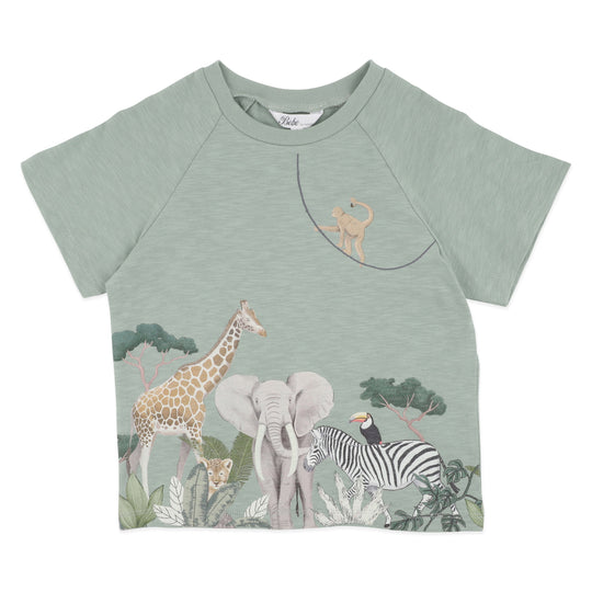 SWAY ORGANIC JUNGLE TEE 3-5Y