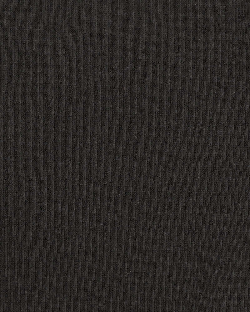 Rib Long Sleeve Bodysuit | Charcoal