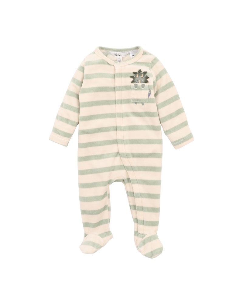 Isaac Stipe LS Velour Onesie