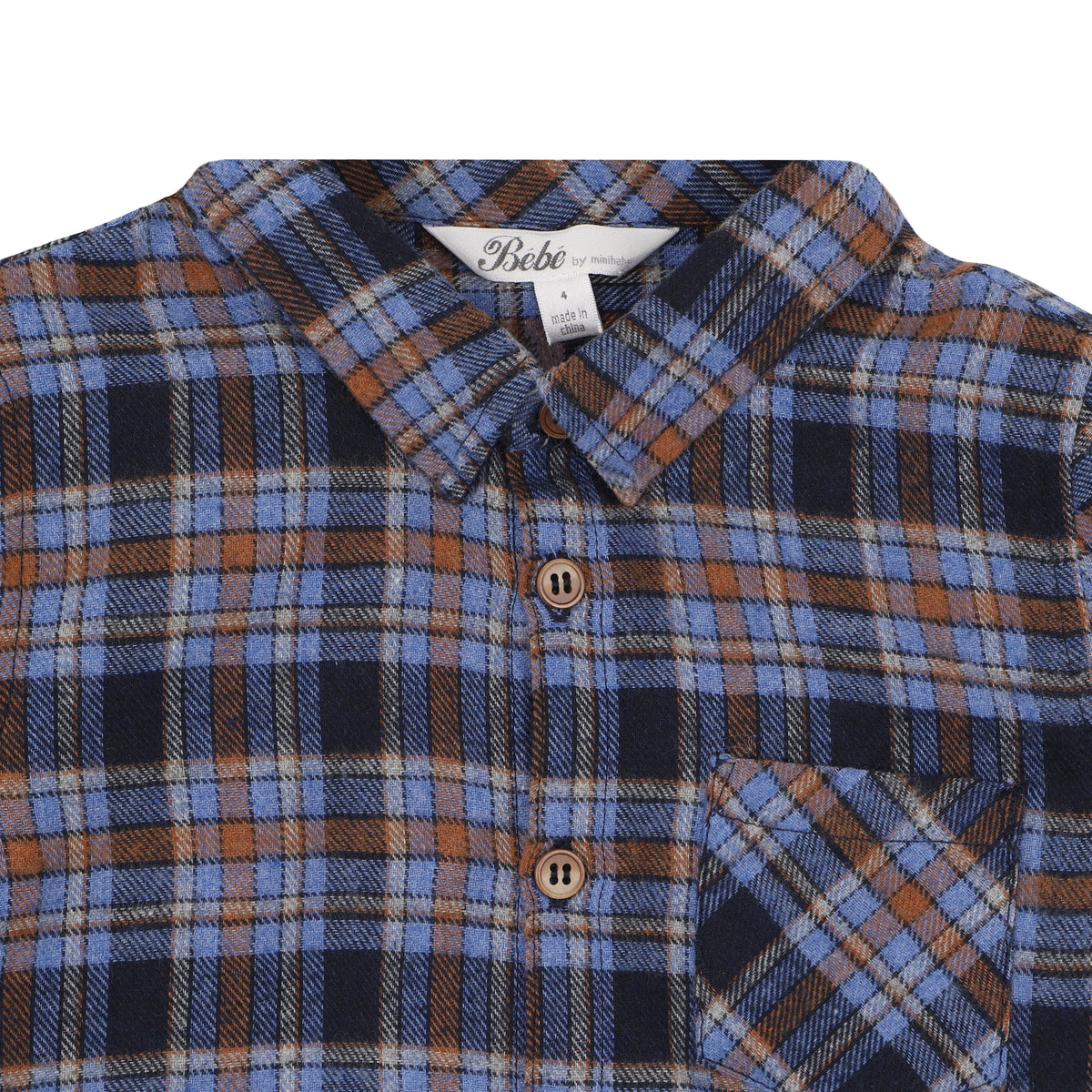 HUNTER CHECK LS SHIRT 3-5 YRS