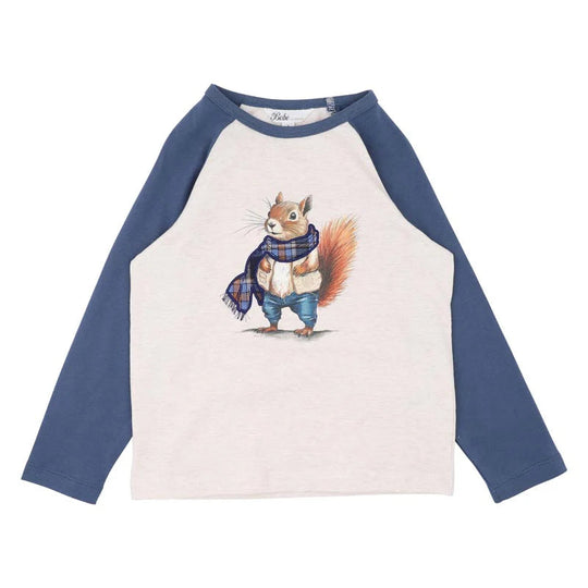 HUNTER SQUIRREL LS TEE 3-5 YRS