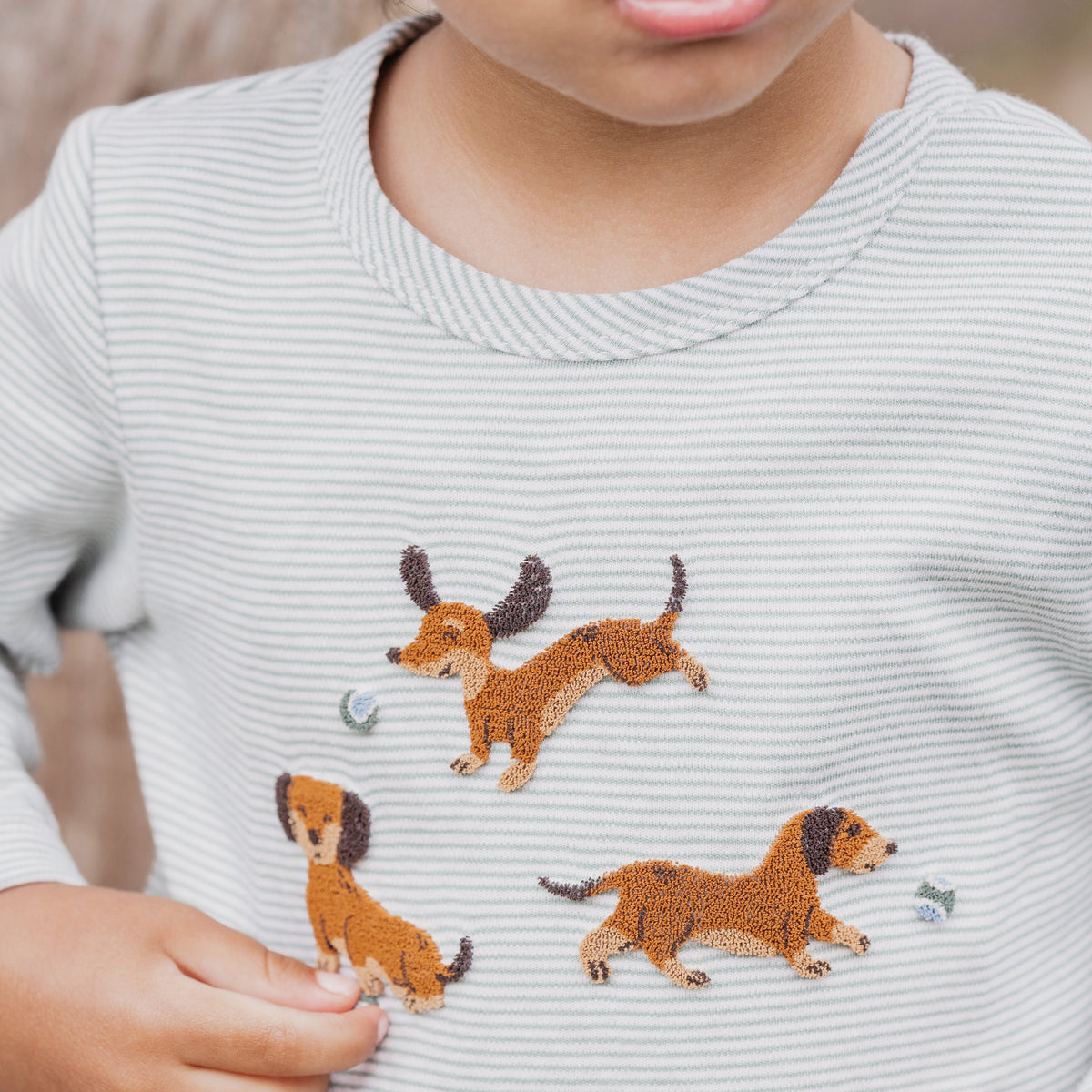 OTTO DOGS ORGANIC LS TEE