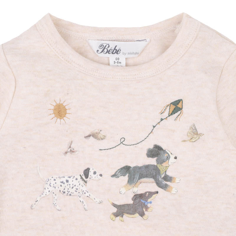 OTTO DOGS ORGANIC LS BODYSUIT
