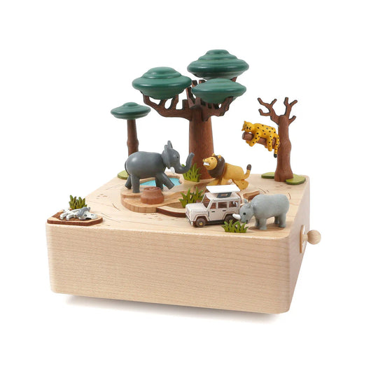 African Safari | City Wooden Music Box