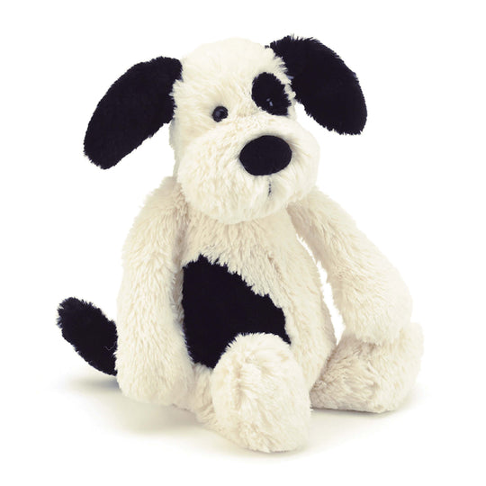 Bashful Black & Cream Puppy | Medium