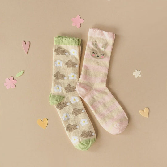 Betty Bunny 2 Pack Socks | 6-8 YRS