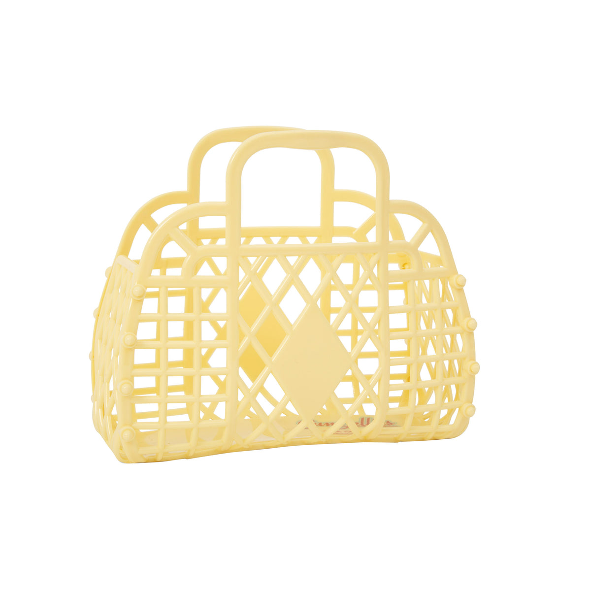 Retro Basket Yellow | Mini
