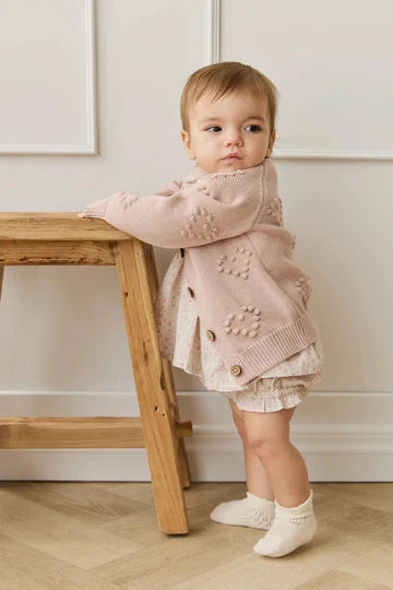 Organic Cotton Frill Bloomer | Claudette Rose
