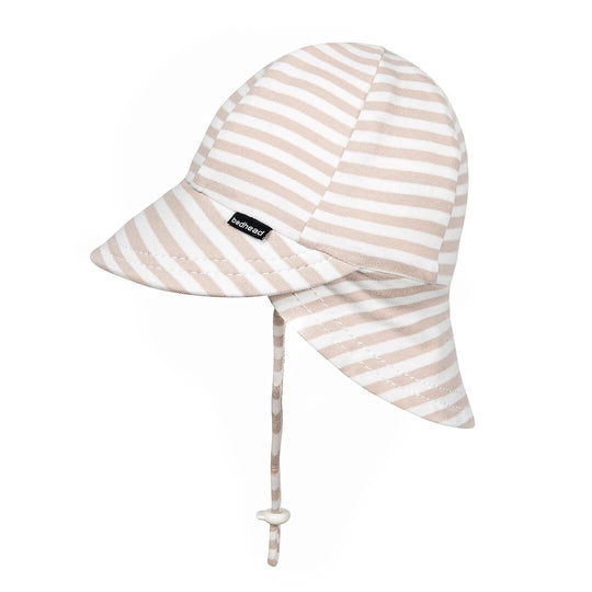 Legionnaire Flap Sun Hat | Natural Stripe