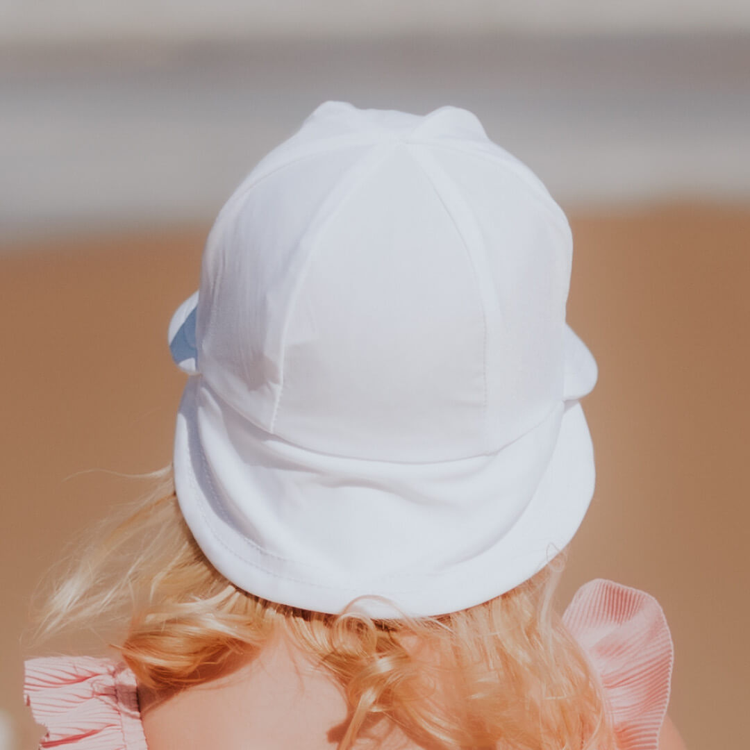 Beach Legionnaire Flap Hat | White