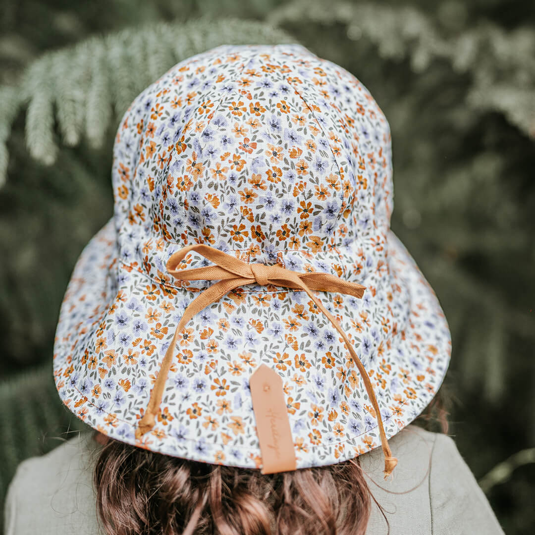 &#39;Wanderer&#39; Panelled Bucket Sun Hat | Meredith / Maize