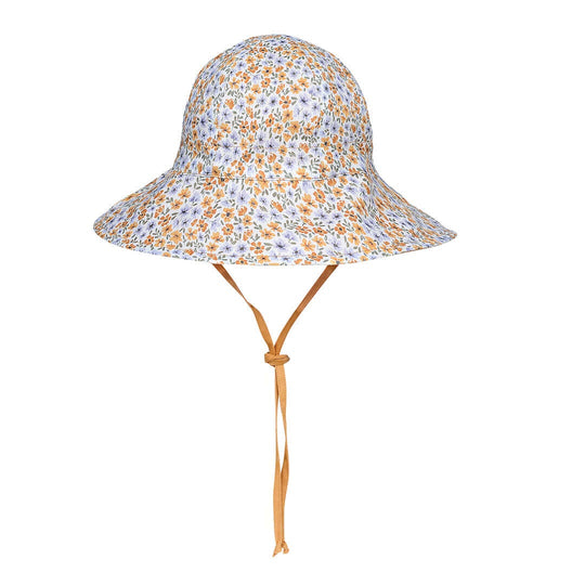 'Wanderer' Panelled Bucket Sun Hat | Meredith / Maize