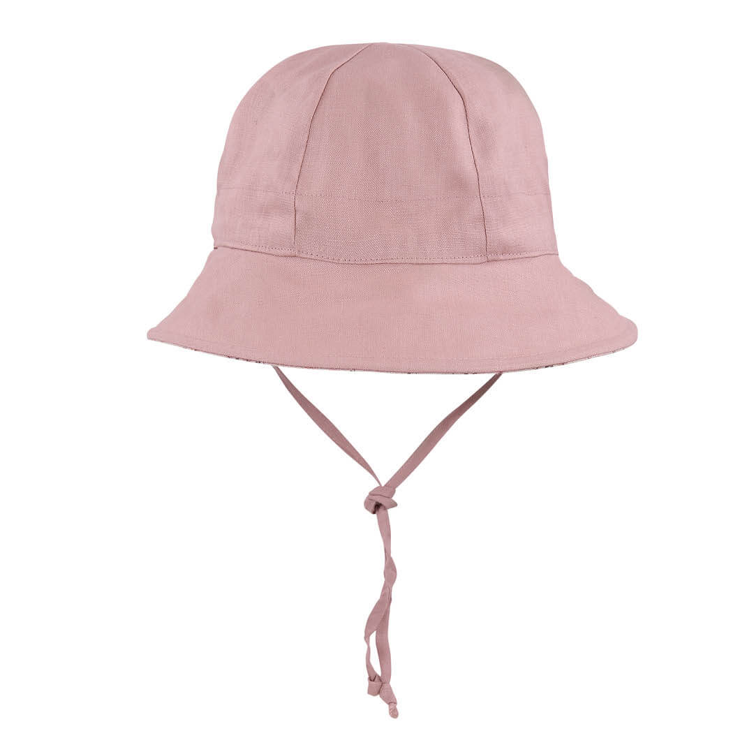 &#39;Wanderer&#39; Girls Panelled Bucket Sun Hat - Poppy/Rosa