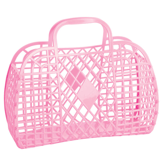 Retro Basket Bubblegum Pink | Large