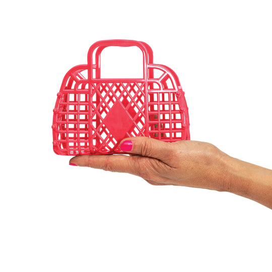 Retro Basket Coral | Mini