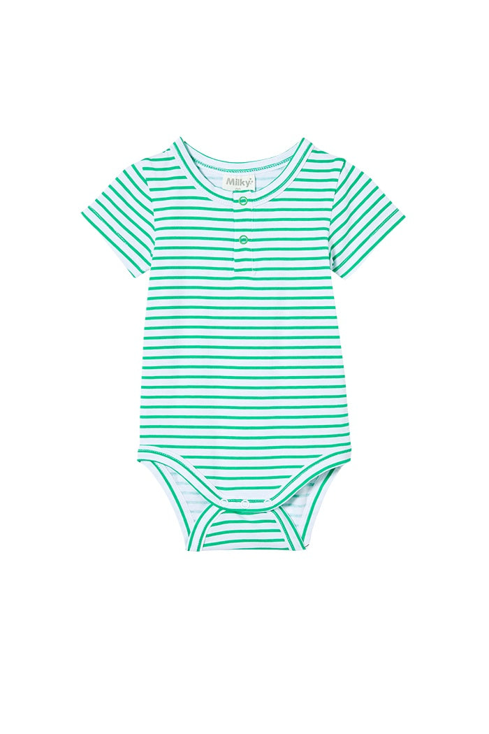 Green Stripe Bubbysuit