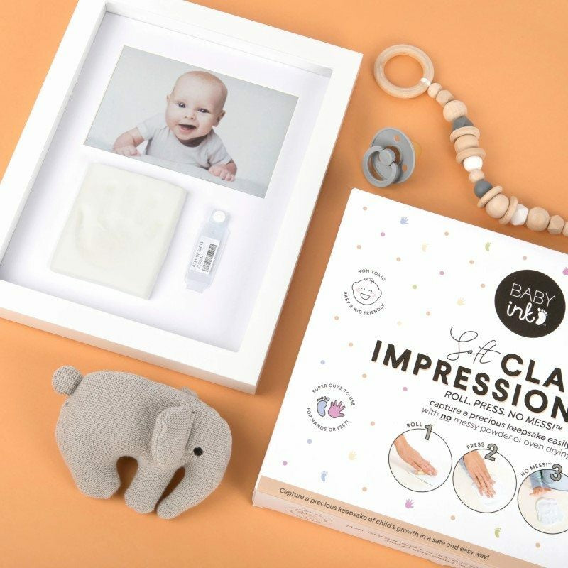 BABYink Soft Clay Impression Keepsake Frame Kit