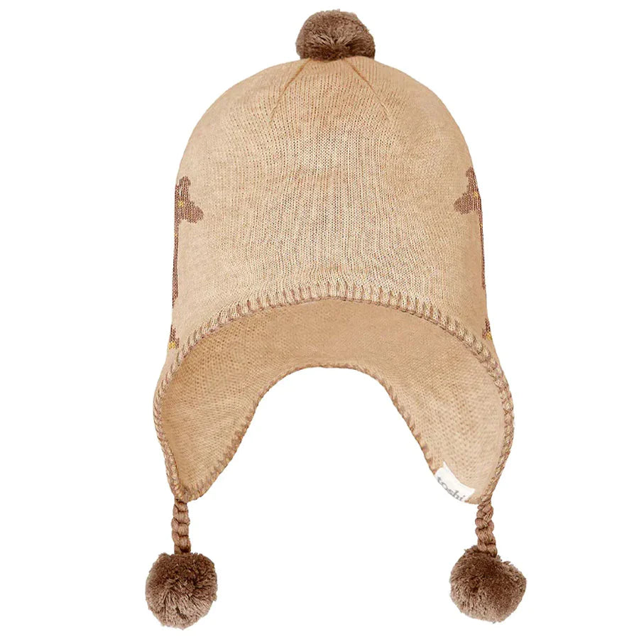 Toshi Organic Earmuff Storytime Beanie | Mr Giraffe