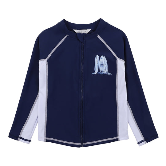 Max Front Zip LS Rashie | 2-7 Y