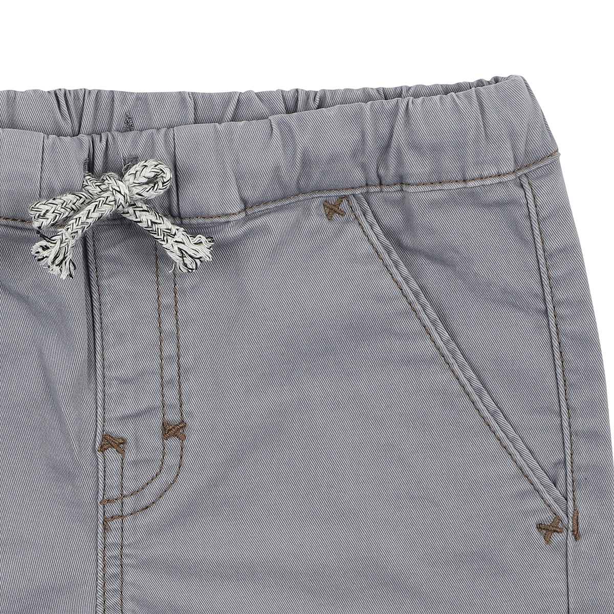 Blue Twill Shorts | 3-7 Y