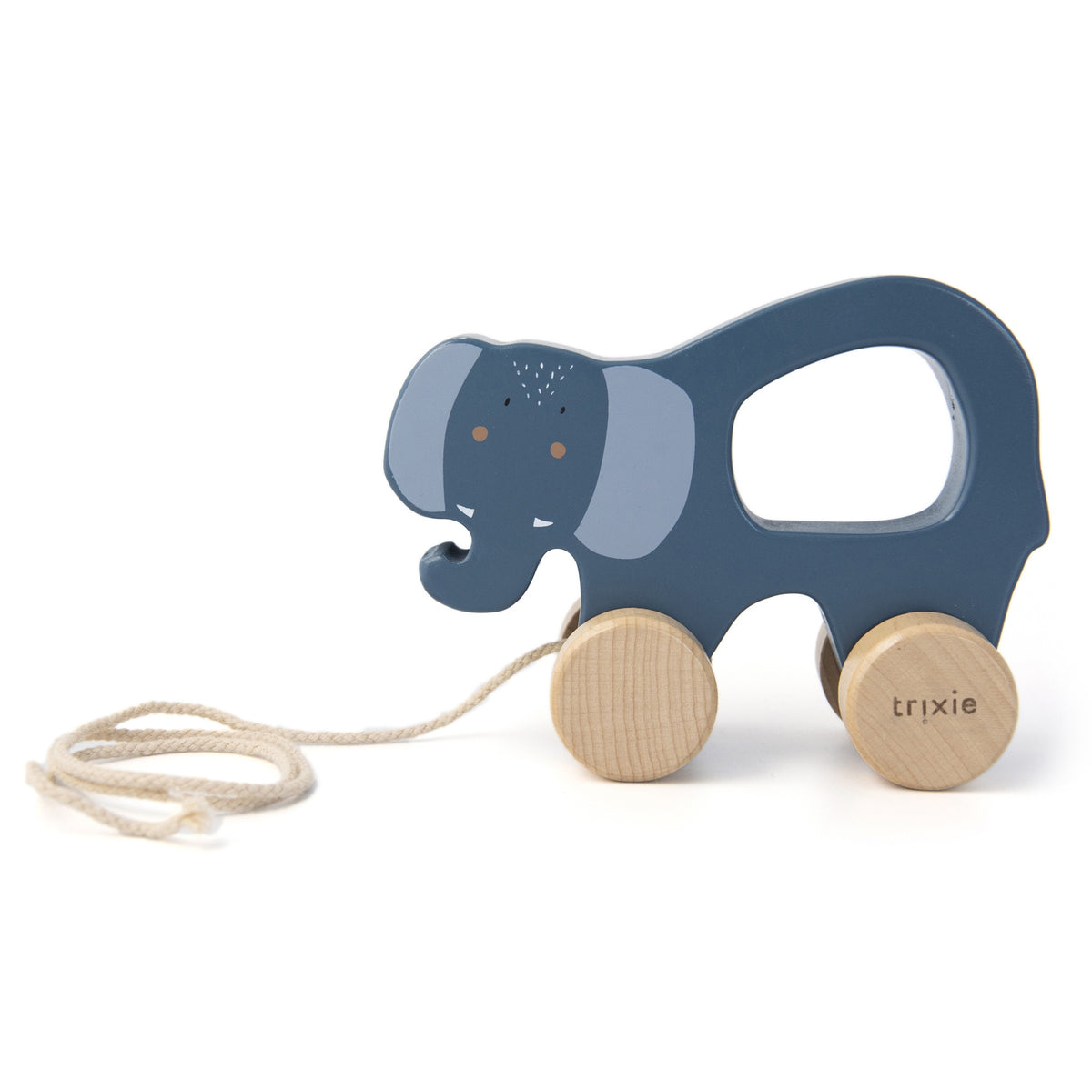 Trixie Wooden Pull Along Toy | Mrs. Elephant