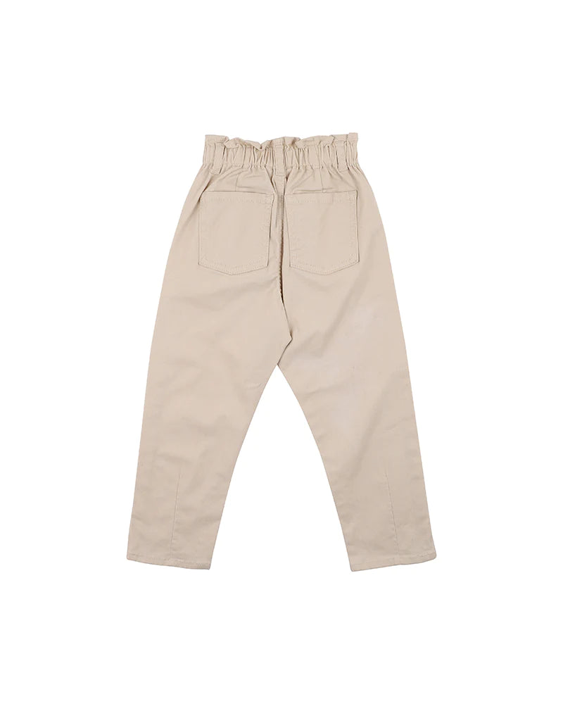 Paperbag Twill Pants | 3-7Y