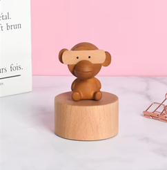 Monkey Mini Music Box