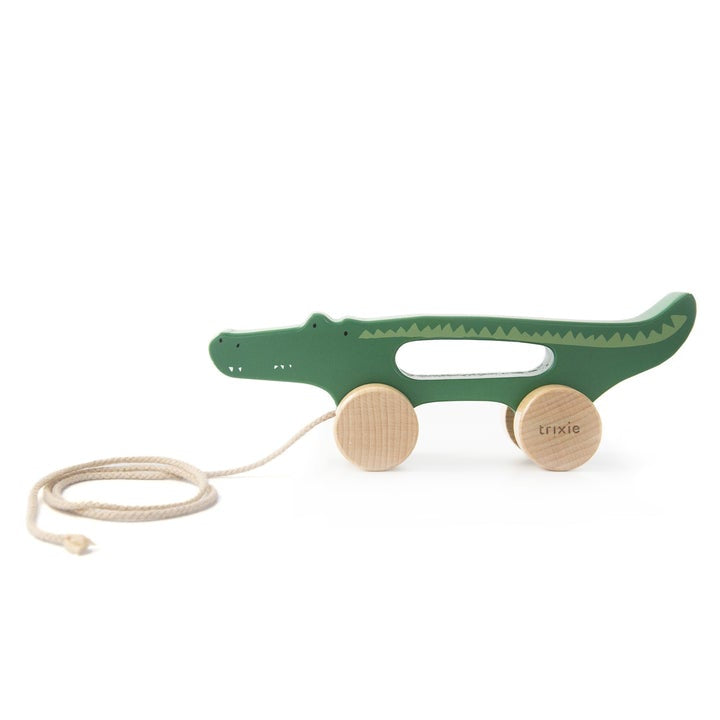 Trixie Wooden Pull Along Toy | Mr. Crocodile