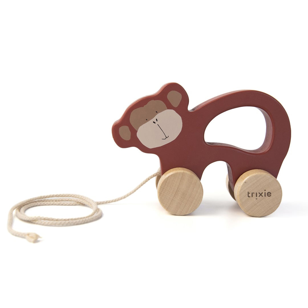Trixie Wooden Pull Along Toy | Mr. Monkey