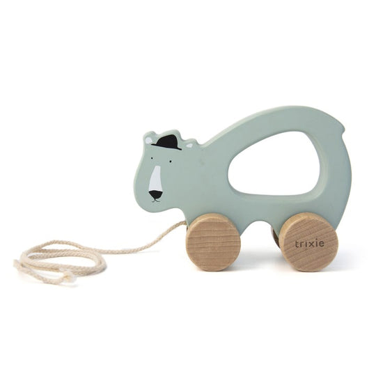 Trixie Wooden Pull Along Toy | Mr. Polar Bear