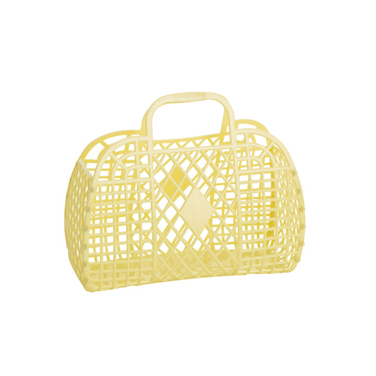 Retro Basket Yellow | Small